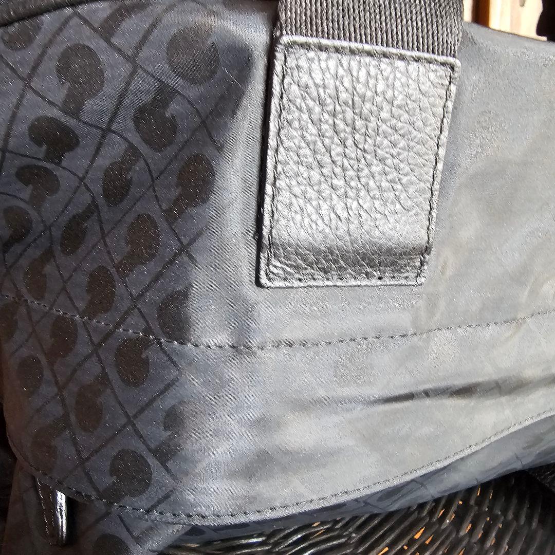 GHERARDINI　ゲラルディーニ　ブラックナイロンボストンバッグ