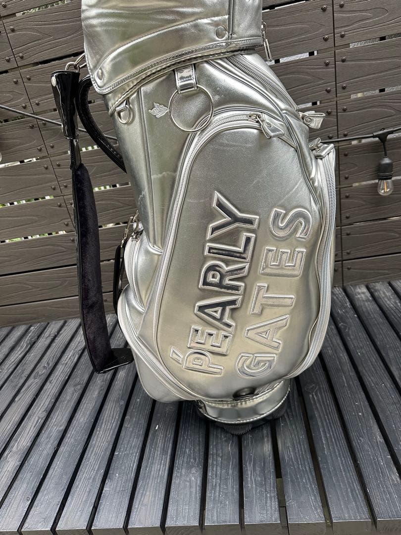 パーリーゲイツ　キャディバッグ限定品　希少シルバー