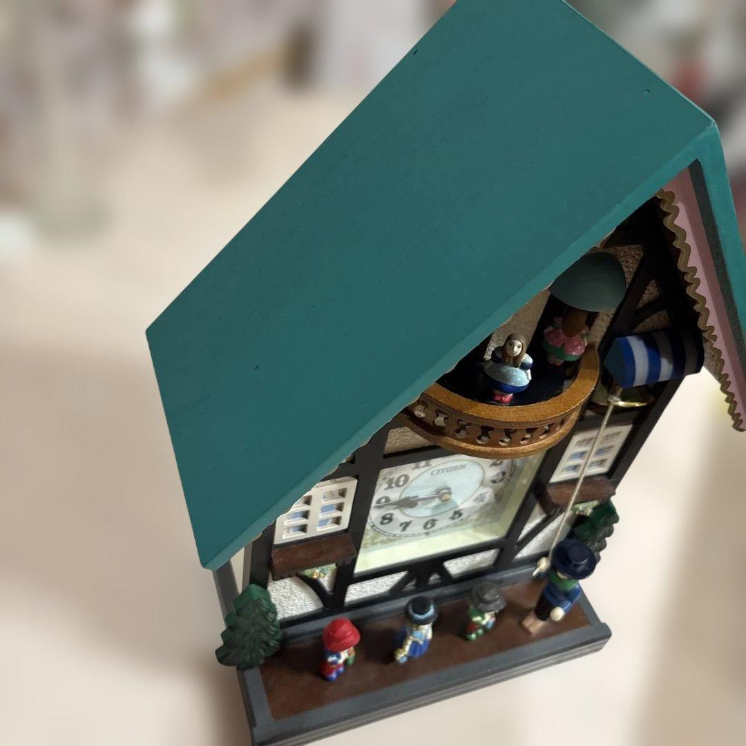 CITIZEN 木製からくり時計