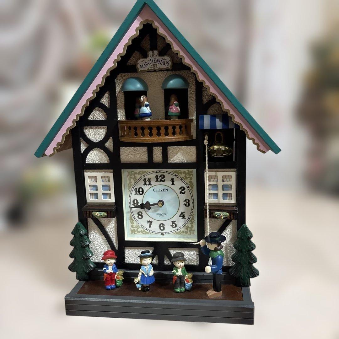 CITIZEN 木製からくり時計