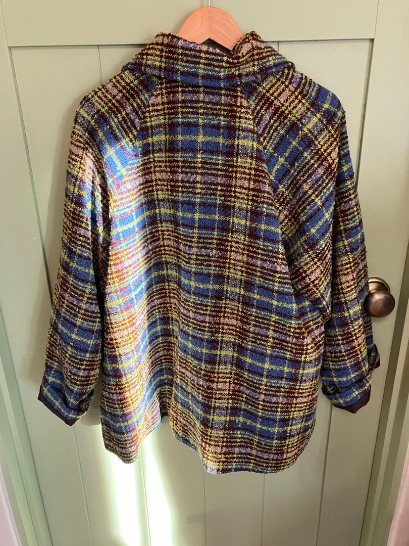 今期美品！ローズバッド　シャギーチェックコート