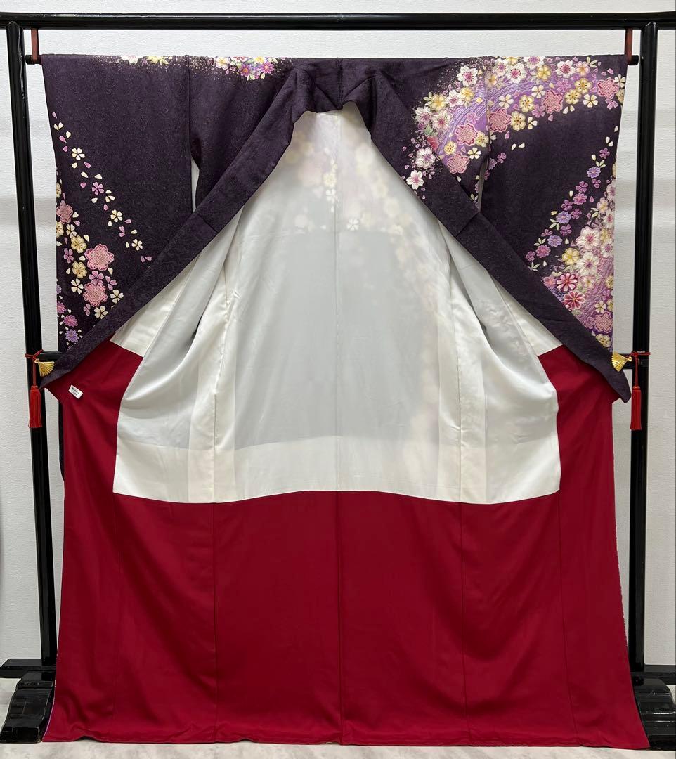 振り袖　フルセット　別誂長襦袢　薄紫　成人式　長尺袋帯　金彩加工　銀通し　743