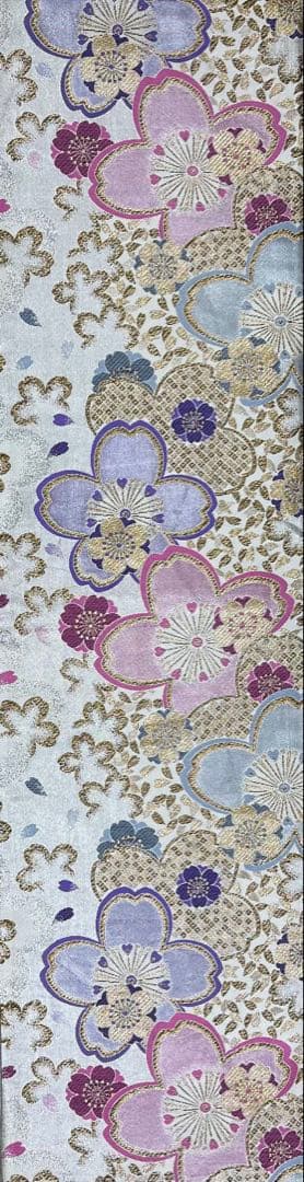 振り袖　フルセット　別誂長襦袢　薄紫　成人式　長尺袋帯　金彩加工　銀通し　743