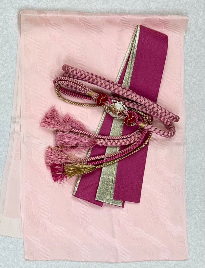 振り袖　フルセット　別誂長襦袢　薄紫　成人式　長尺袋帯　金彩加工　銀通し　743