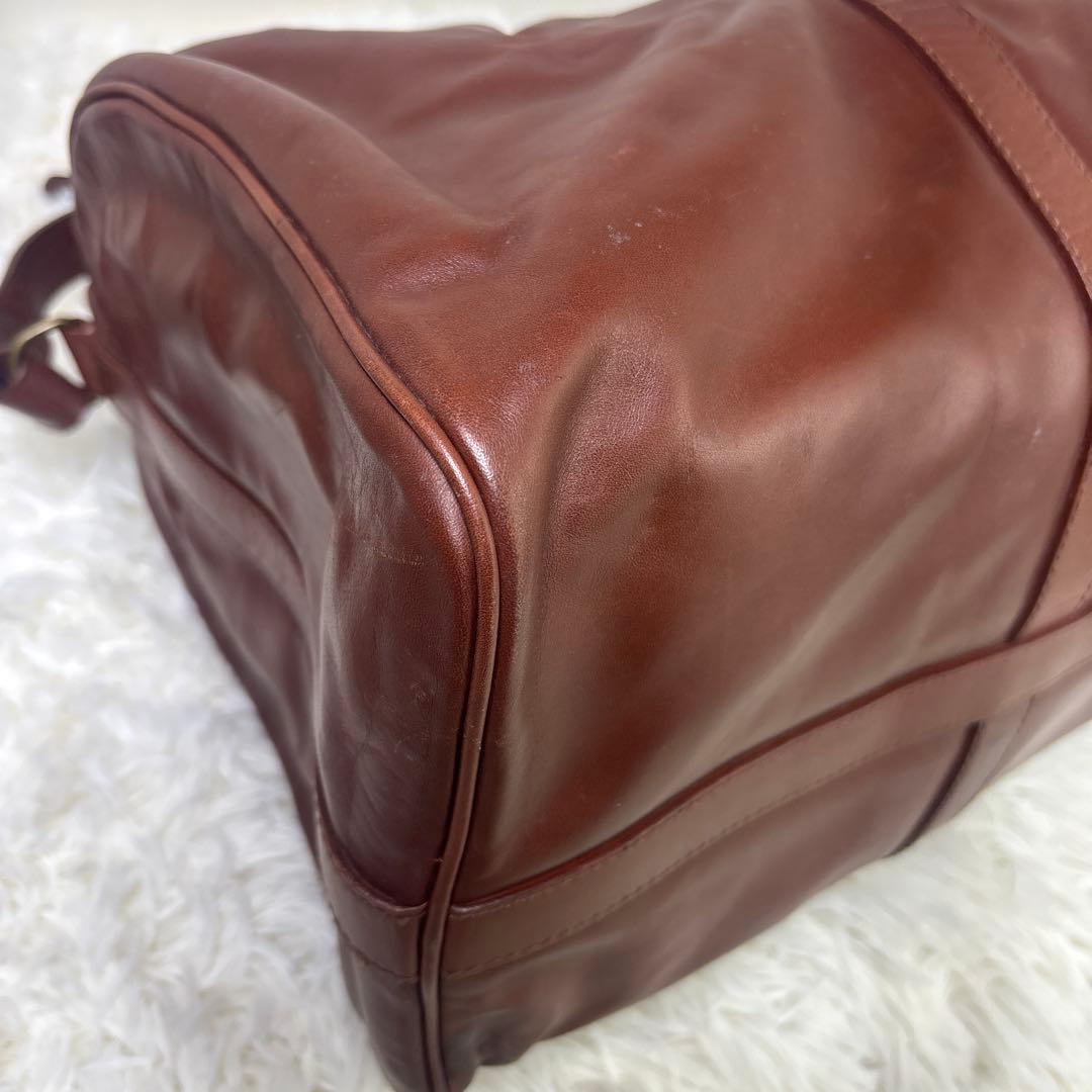 [希少] ラルフローレン　レザーボストンバッグ　2way 大容量　U.S.A