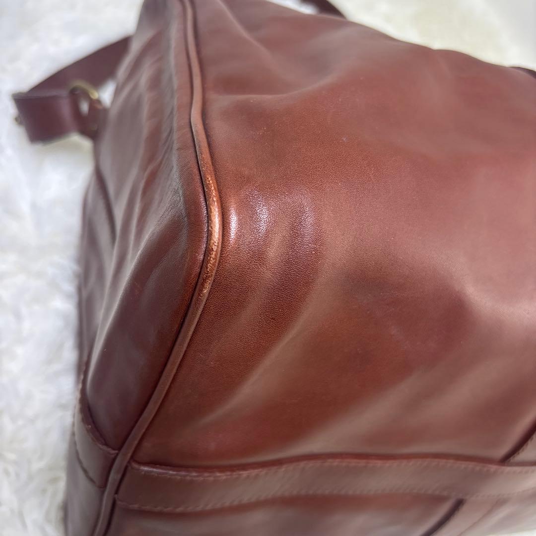 [希少] ラルフローレン　レザーボストンバッグ　2way 大容量　U.S.A