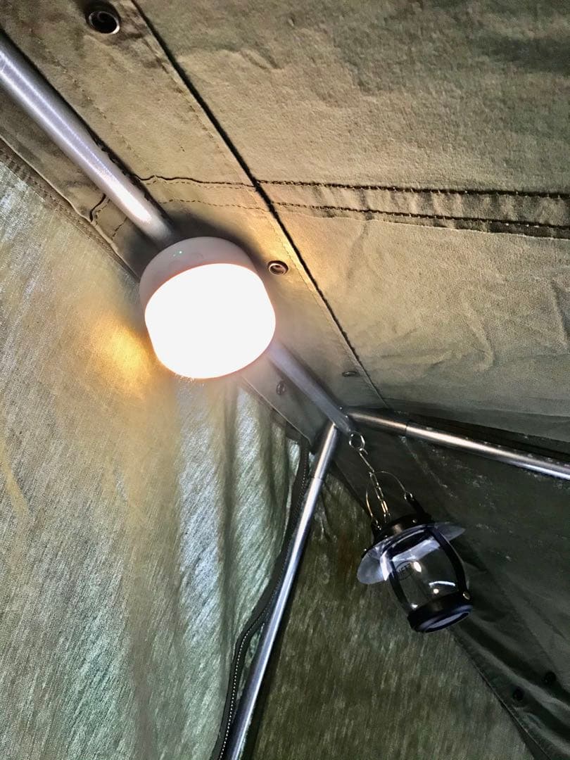 取説付《テンマク大炎幕・DX仕様》二股フレーム＋棟ポールセット　快適空間楽々設営