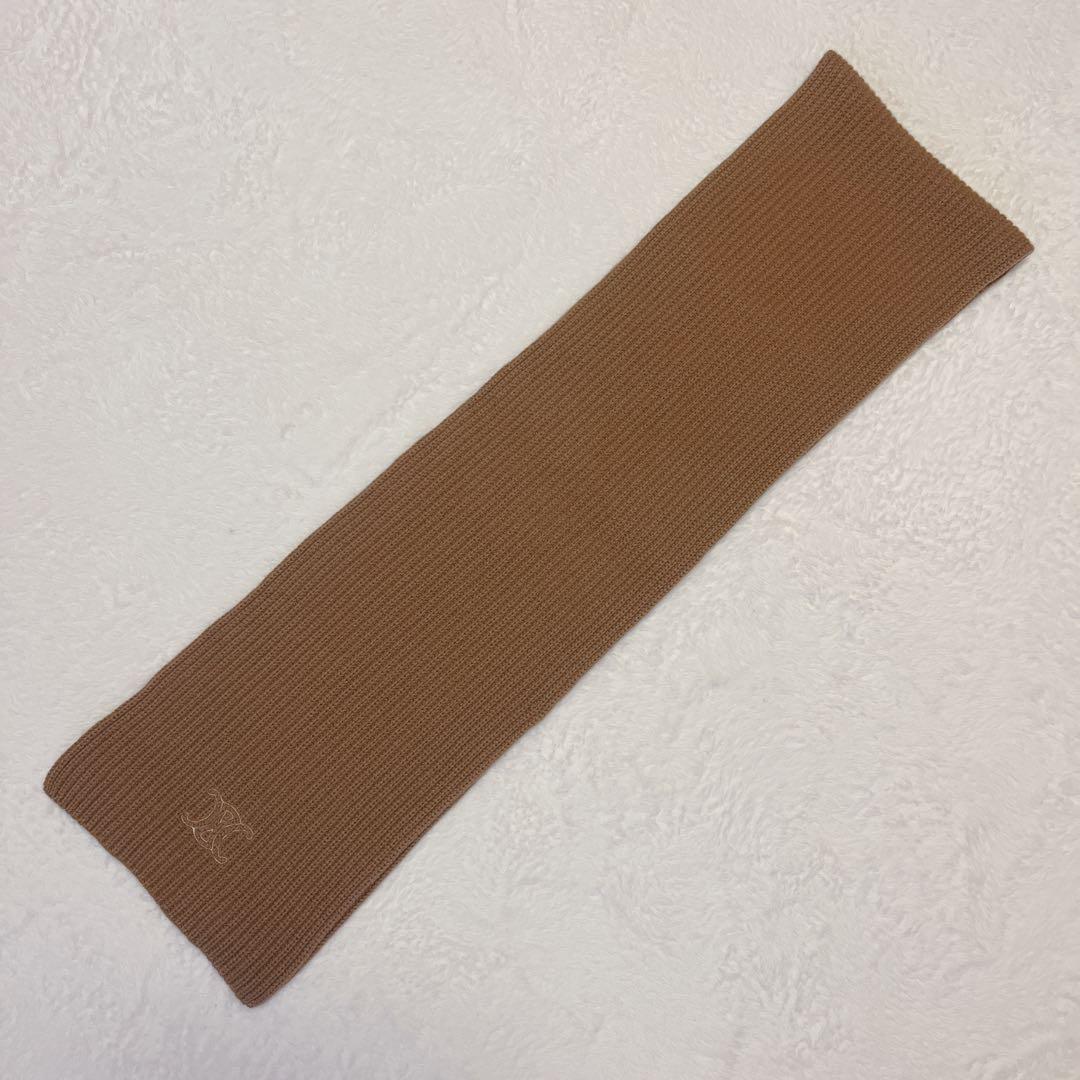 CELINE セリーヌ トリオンフ マフラー カシミヤ ウール ブラウン