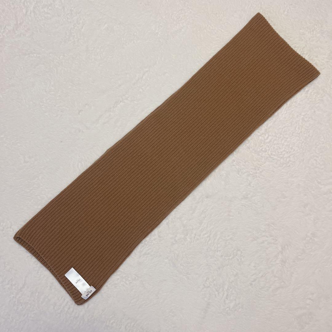 CELINE セリーヌ トリオンフ マフラー カシミヤ ウール ブラウン