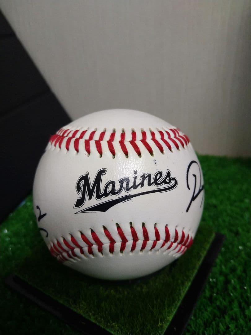 ヒ*子様 佐々木朗希＆松川虎生　Marines ダブルネーム直筆サインボール