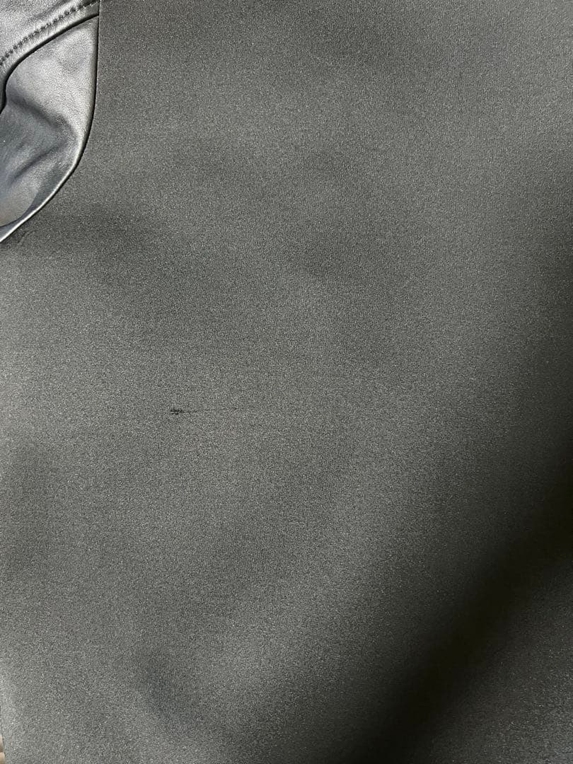 DIESEL ディーゼル 羊革 袖レザー切替 ジャケット スタジャン　黒 L