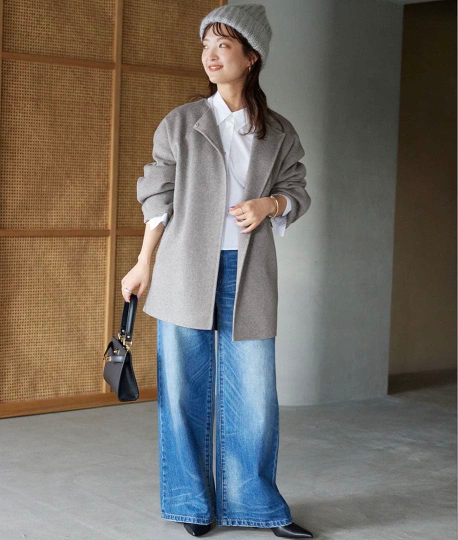 【大幅値下】SLOBIENA HAMILTONハミルトン　コートスローブ