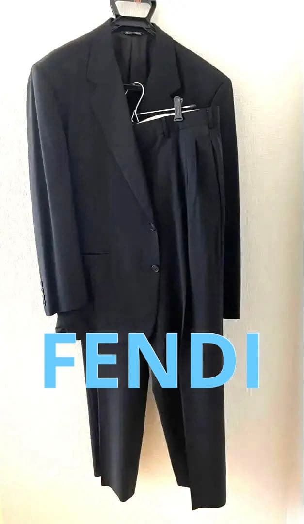 FENDI スーツセット ブラック メイドインイタリー 日本サイズ：約L〜XL