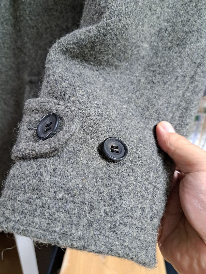 Phigvel レイルローダーウールコート、ピーコート