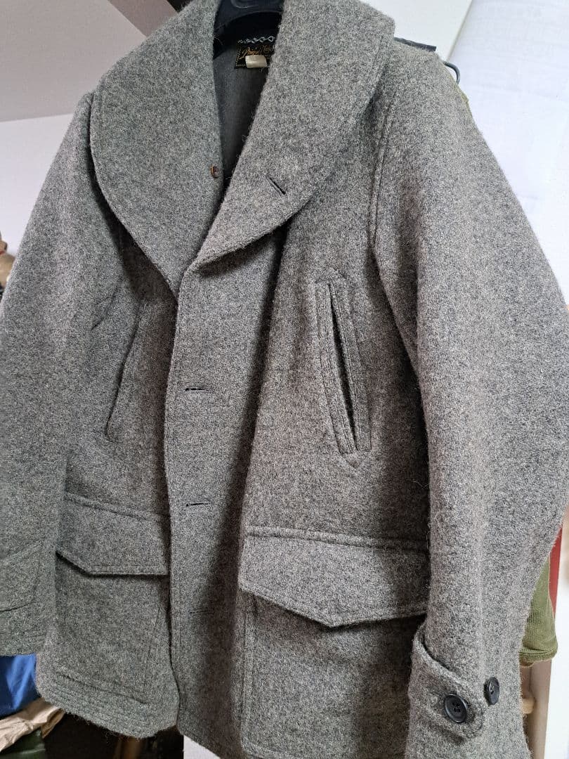 Phigvel レイルローダーウールコート、ピーコート