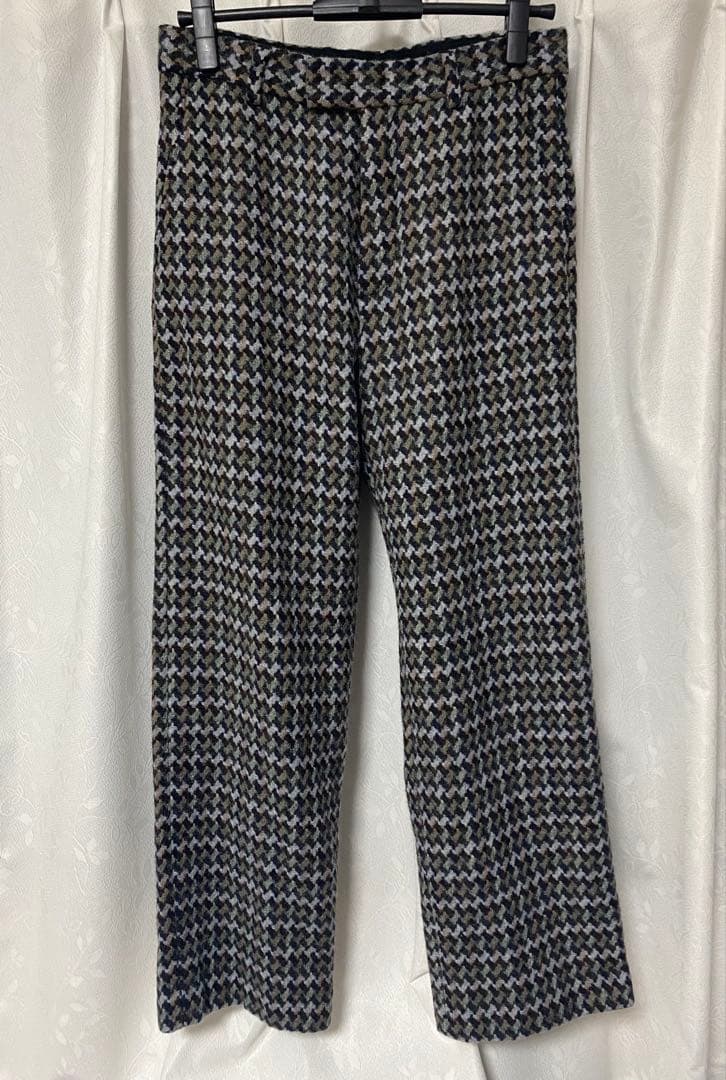 DRIES VAN NOTEN ウールスラックス　柄　サイズ44