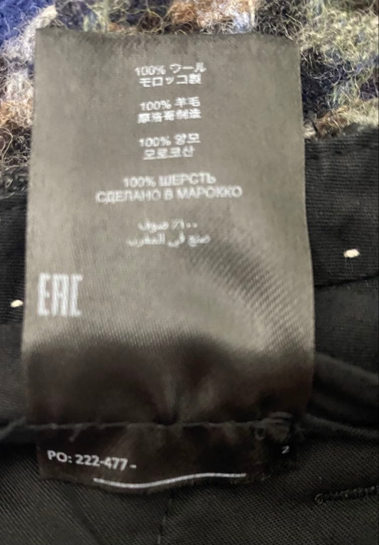 DRIES VAN NOTEN ウールスラックス　柄　サイズ44