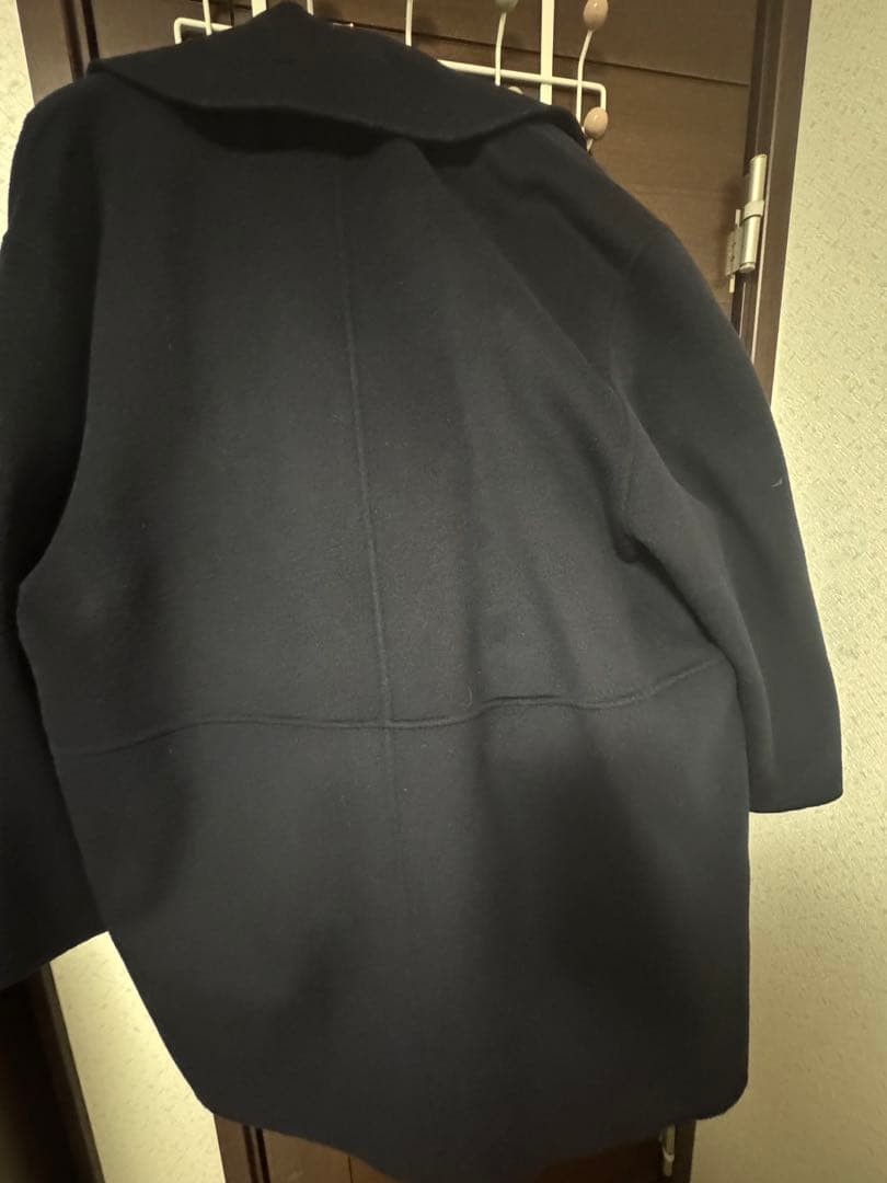 NOBLE ネイビー ダブルブレストコート