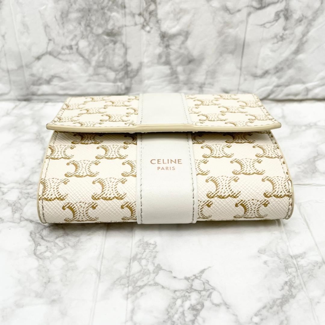 極美品✨セリーヌ 折り財布 トリオンフ スモール トリフォールドウォレット