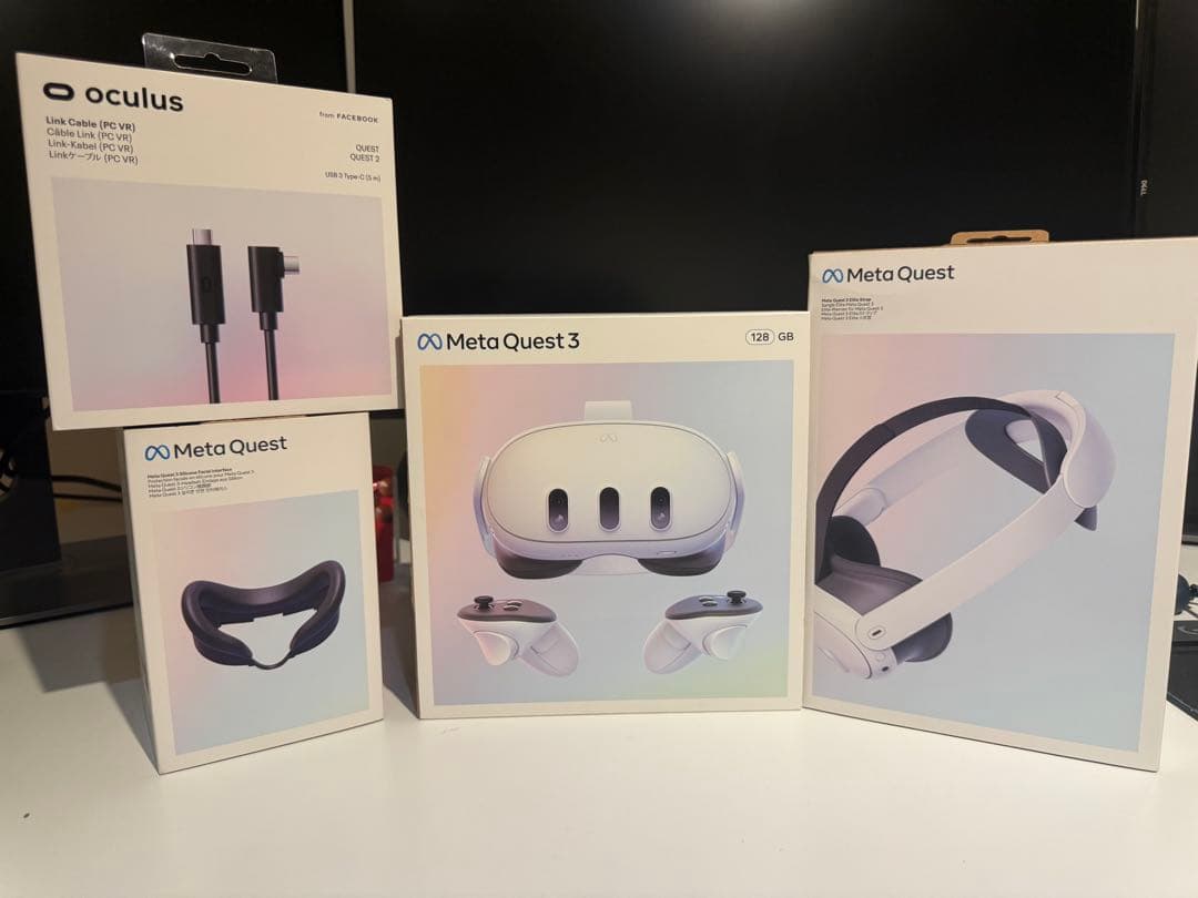  Quest 3 128GB ほか純正アクセサリ