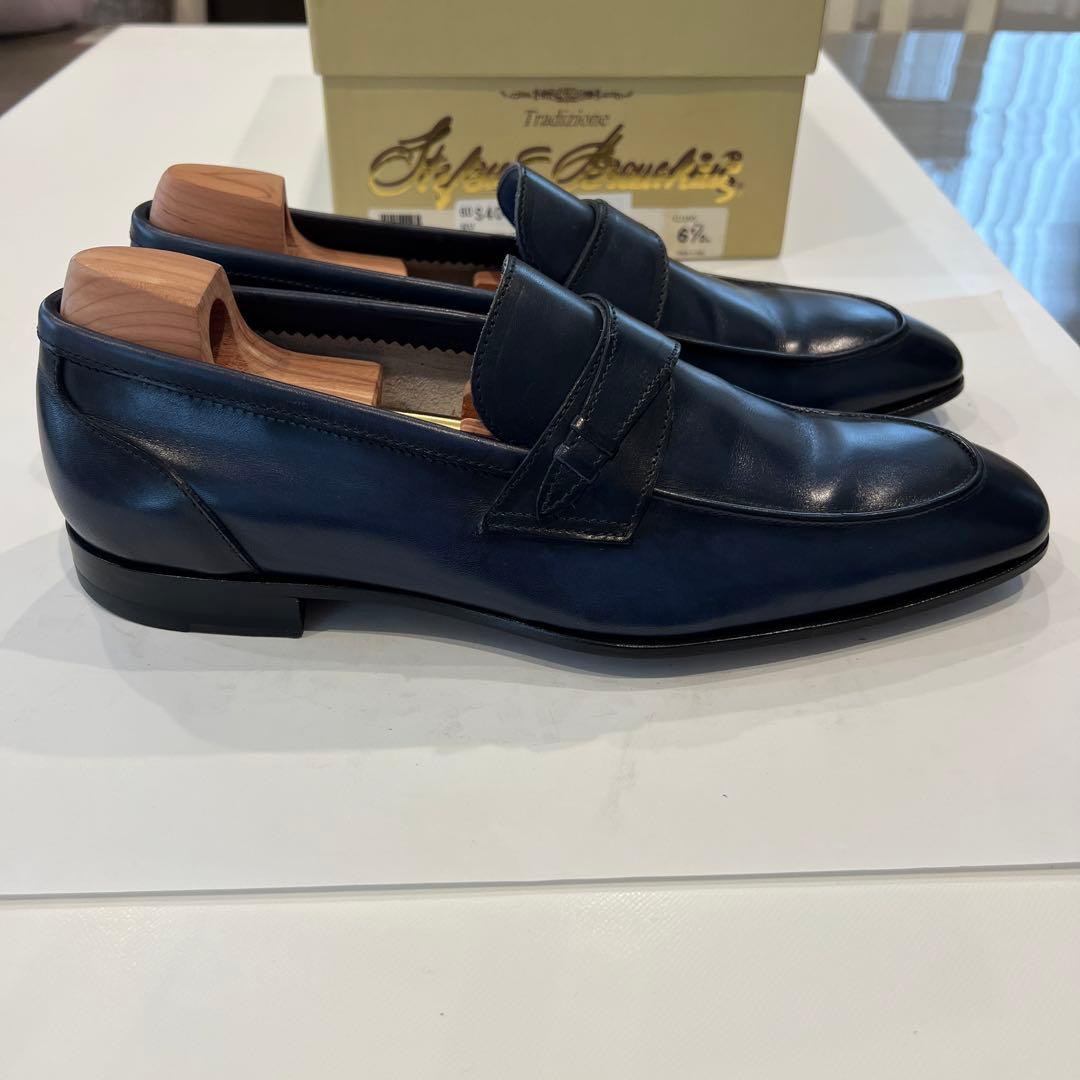 【近日削除】超美品_ stefano branchini ローファー（革靴）