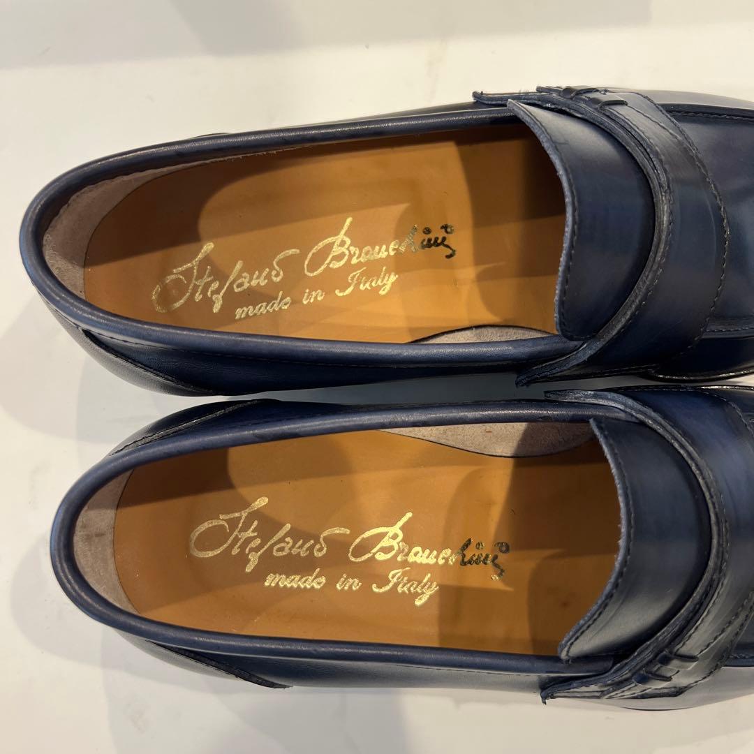 【近日削除】超美品_ stefano branchini ローファー（革靴）