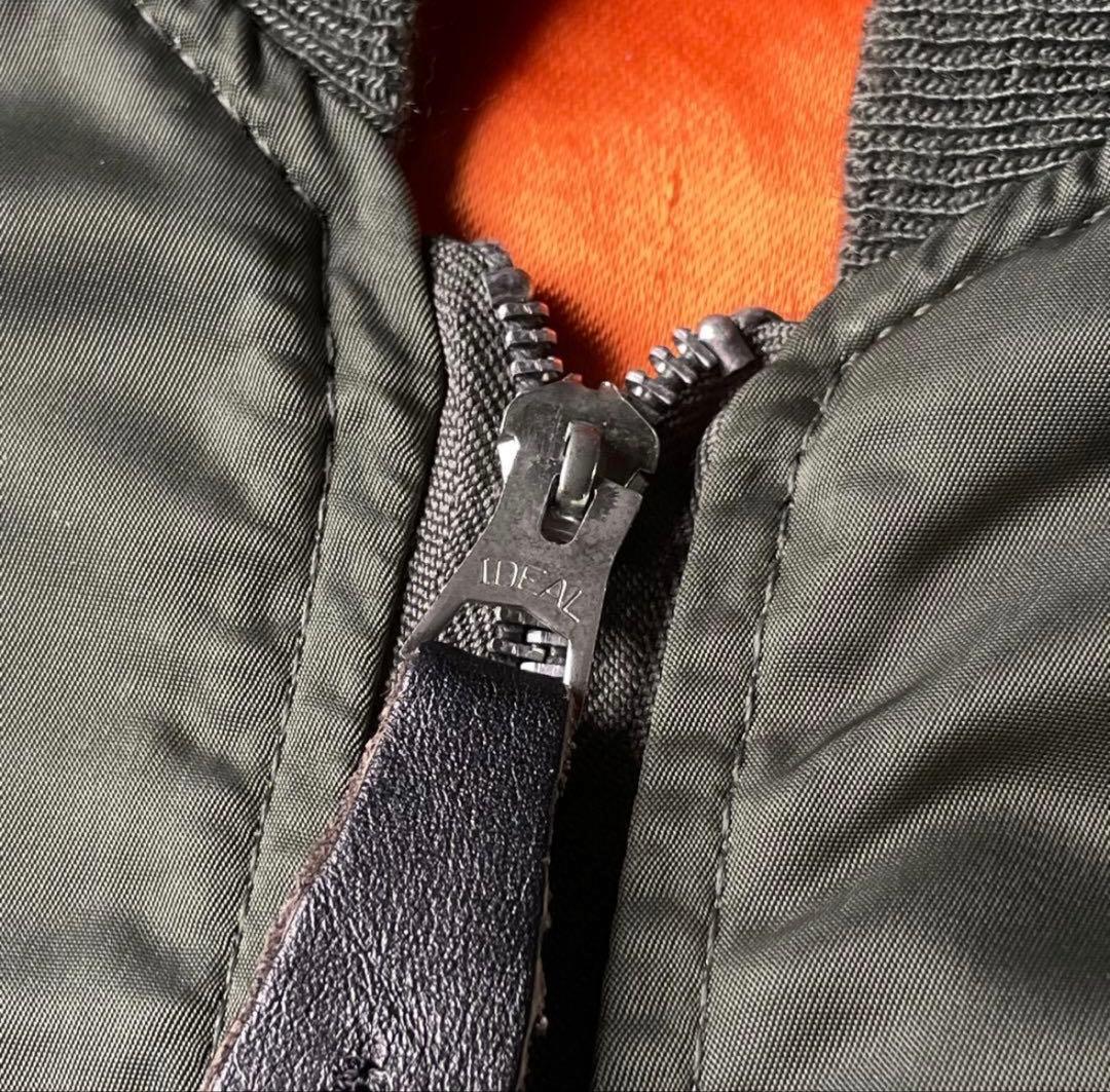 80s USA製 ALPHA L-2B flight bomber jacket