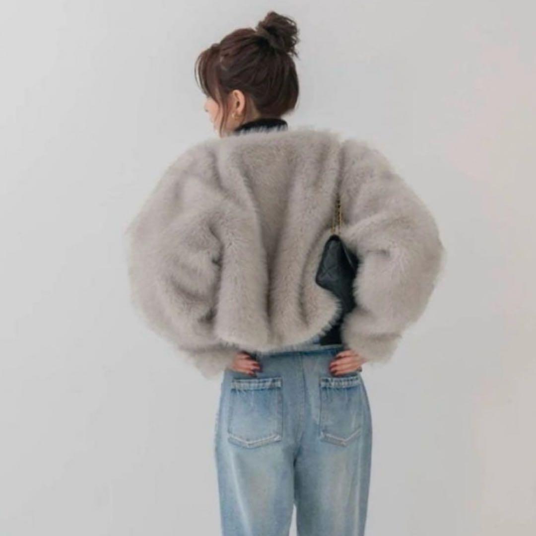 ジャケット・アウター DIANTE PREMIUM ECO FUR JACKET