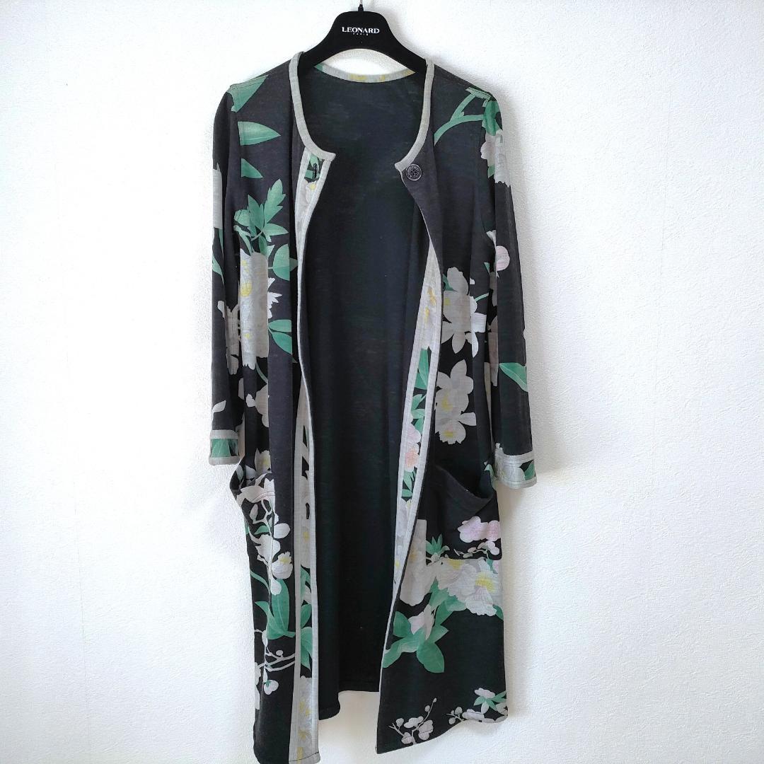 レオナール❤️コート❤️ワンピース❤️カーディガン❤️M～L L❤️40 42