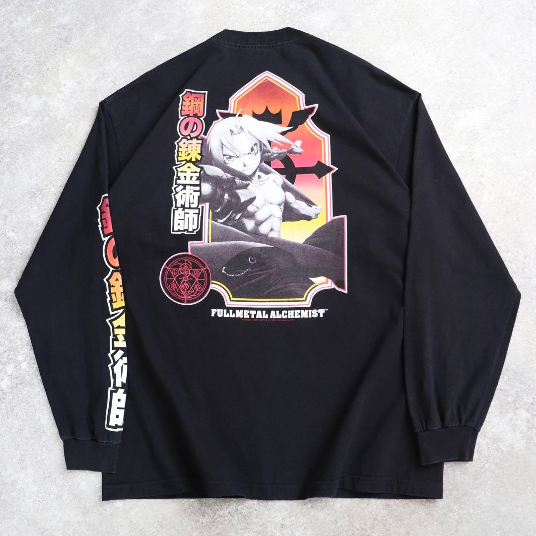 00s スペシャル ヴィンテージ アニメ 鋼の錬金術師 ハガレン ロンT