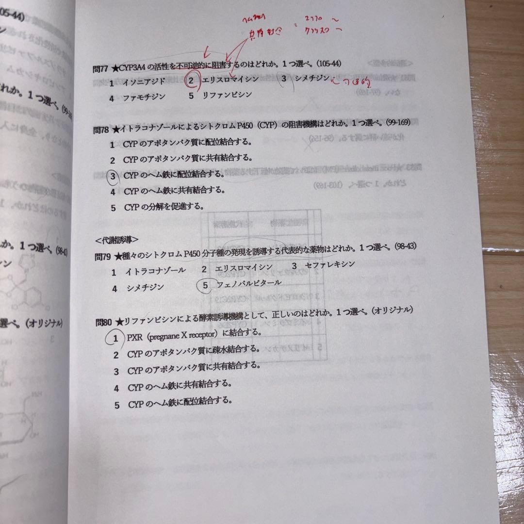 第110回薬剤師国家試験対策 弱点克服問題集（白問）