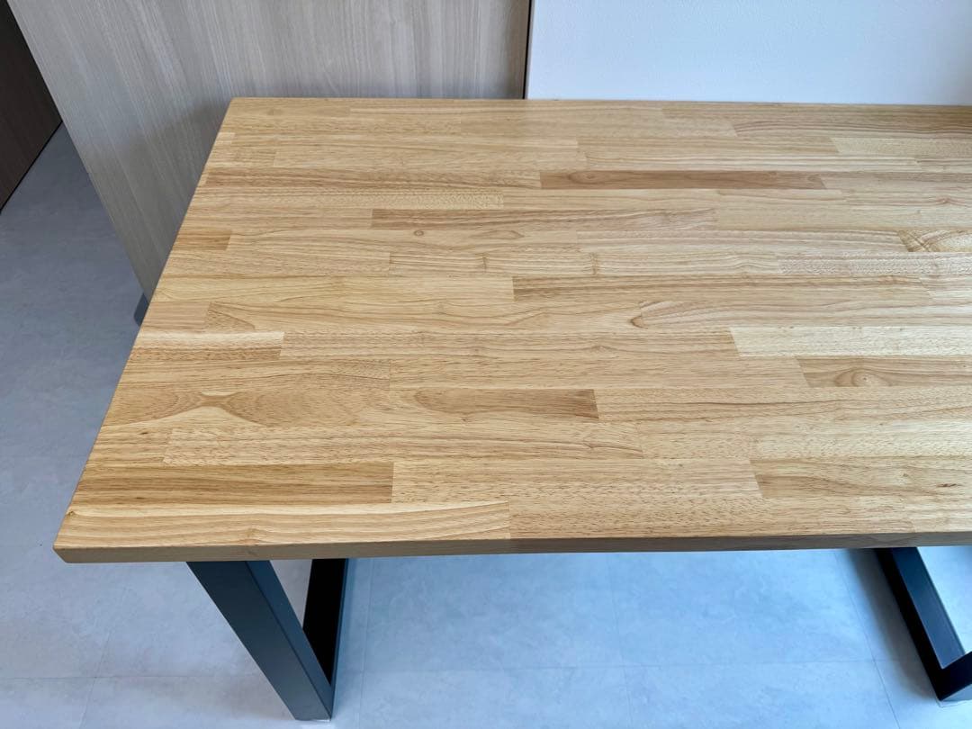 【KANADEMONO】THE TABLE/ラバーウッド ナチュラル