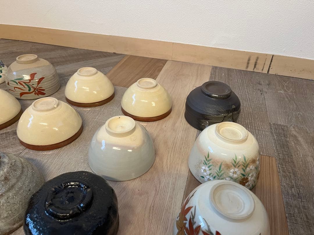 に*も様 茶碗 抹茶碗 数茶碗 まとめて 37点 茶道具 箱無し 陶器 いろいろ