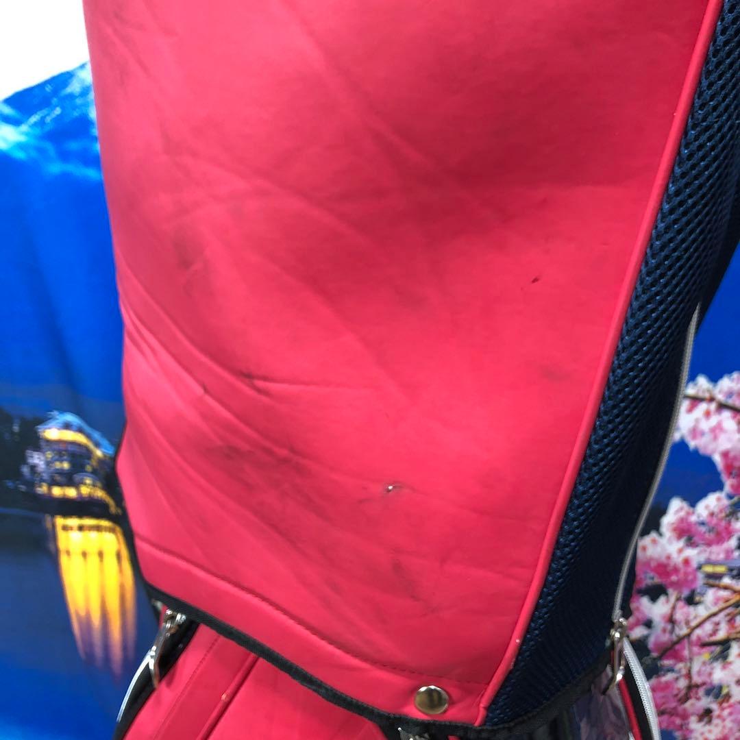 寶BV-1122 アドミラル ADMIRAL キャディバッグ レッド カート式
