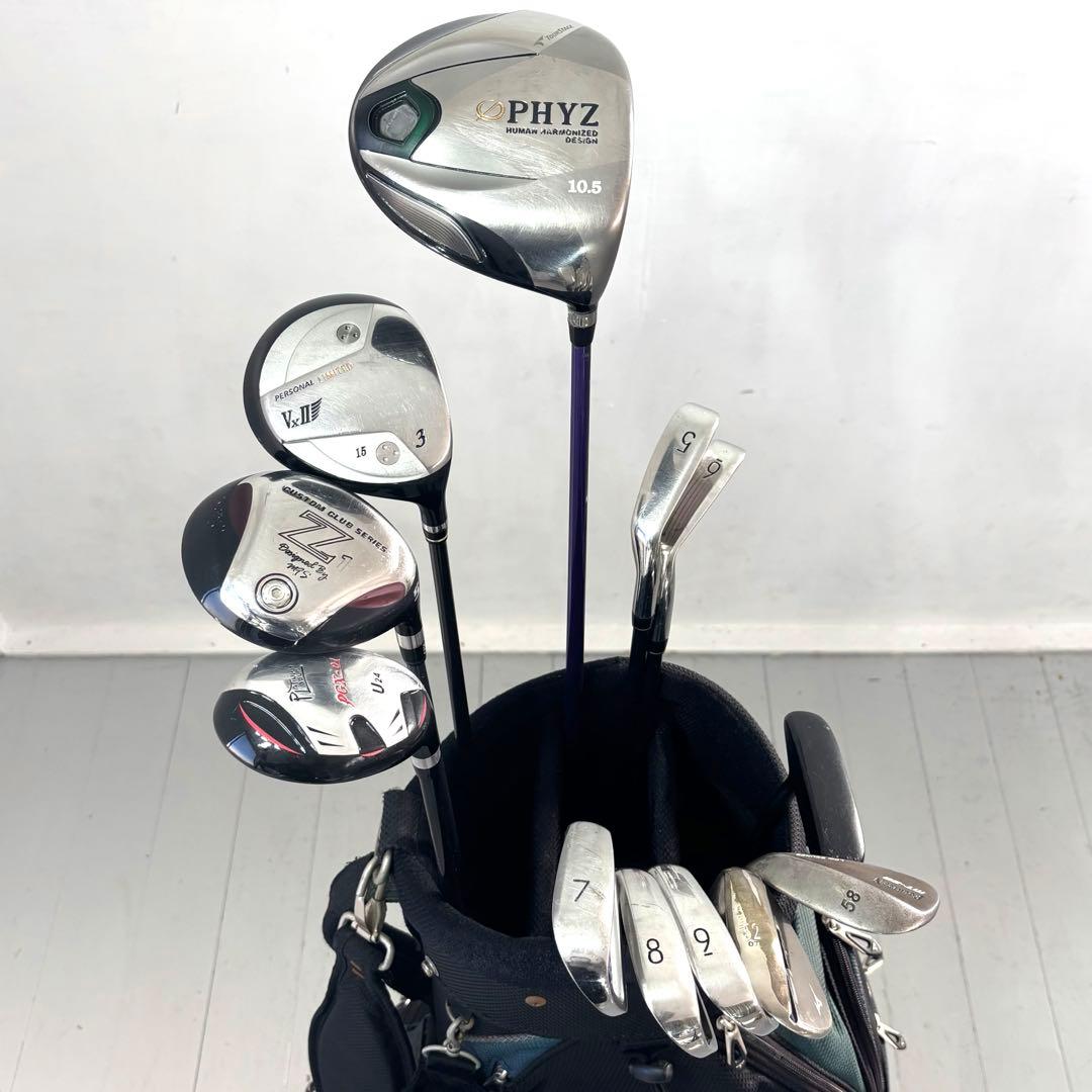 本格派 メンズゴルフクラブ 12本 フルセット ゴルフセット お試しセット