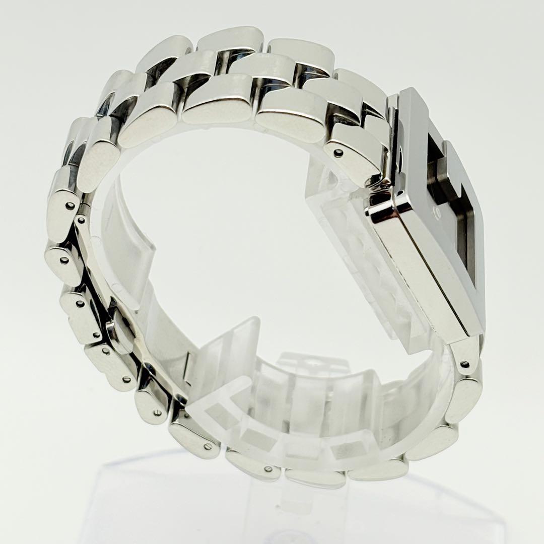 【美品・稼働】新品電池 GUCCI 腕時計 グッチ 3600J シルバー Gロゴ