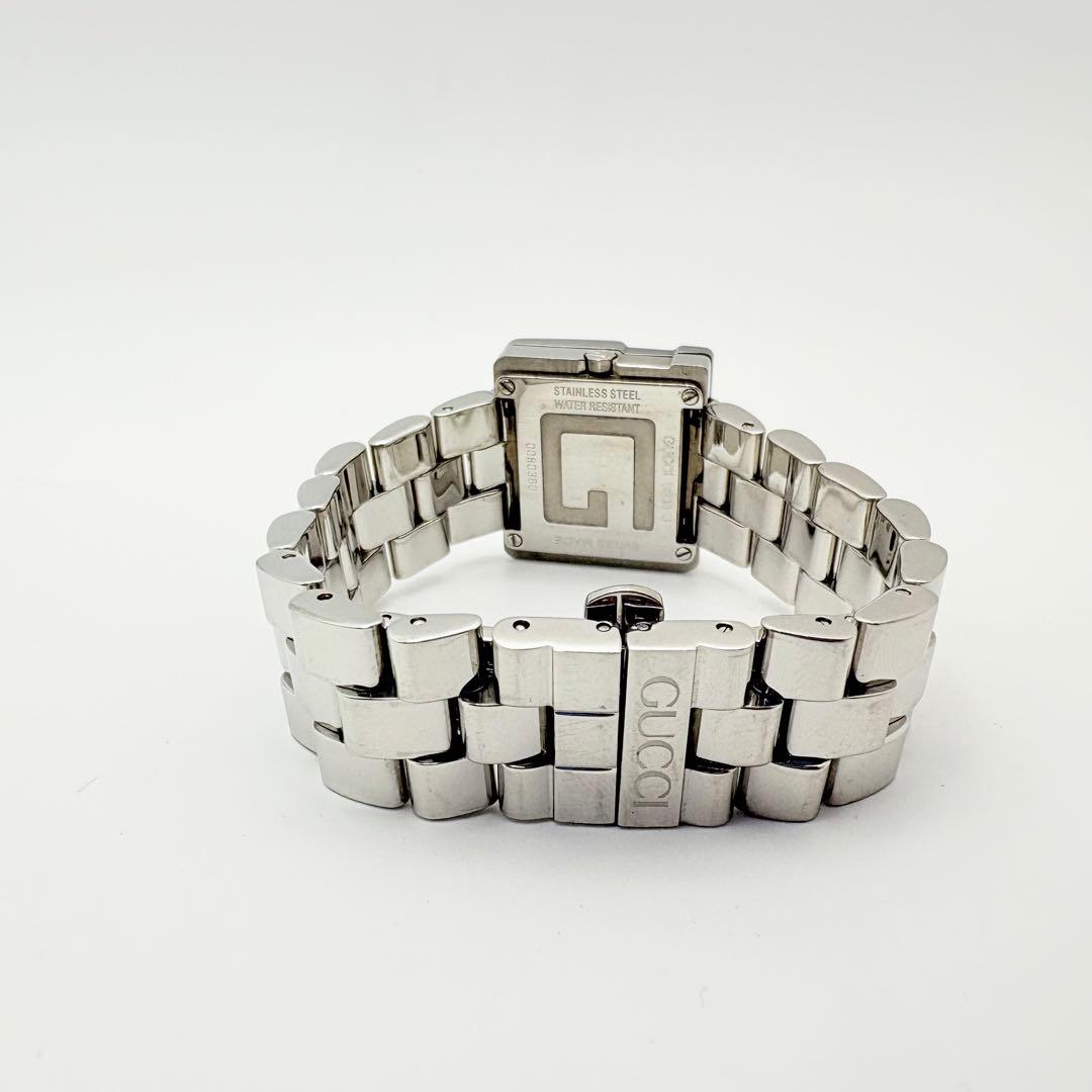 【美品・稼働】新品電池 GUCCI 腕時計 グッチ 3600J シルバー Gロゴ