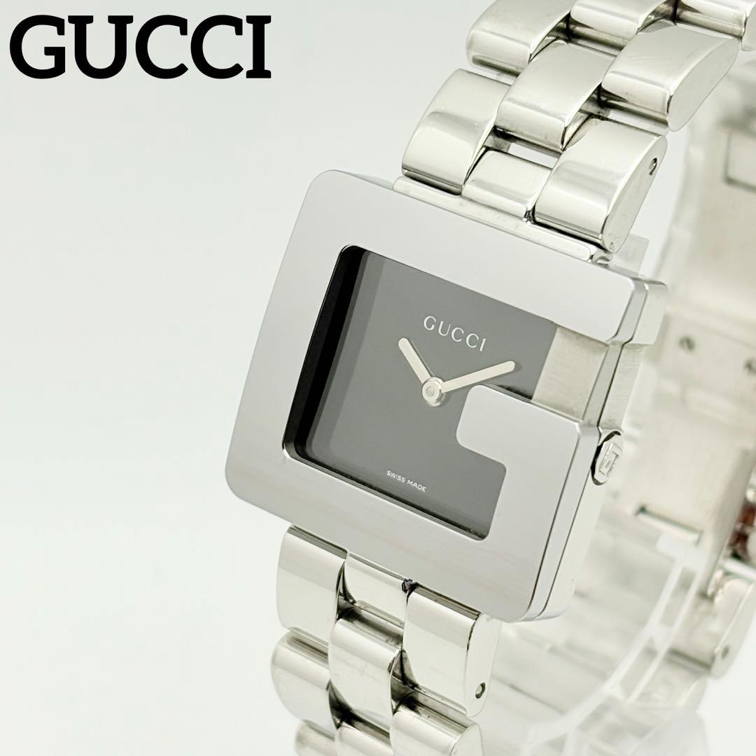 【美品・稼働】新品電池 GUCCI 腕時計 グッチ 3600J シルバー Gロゴ