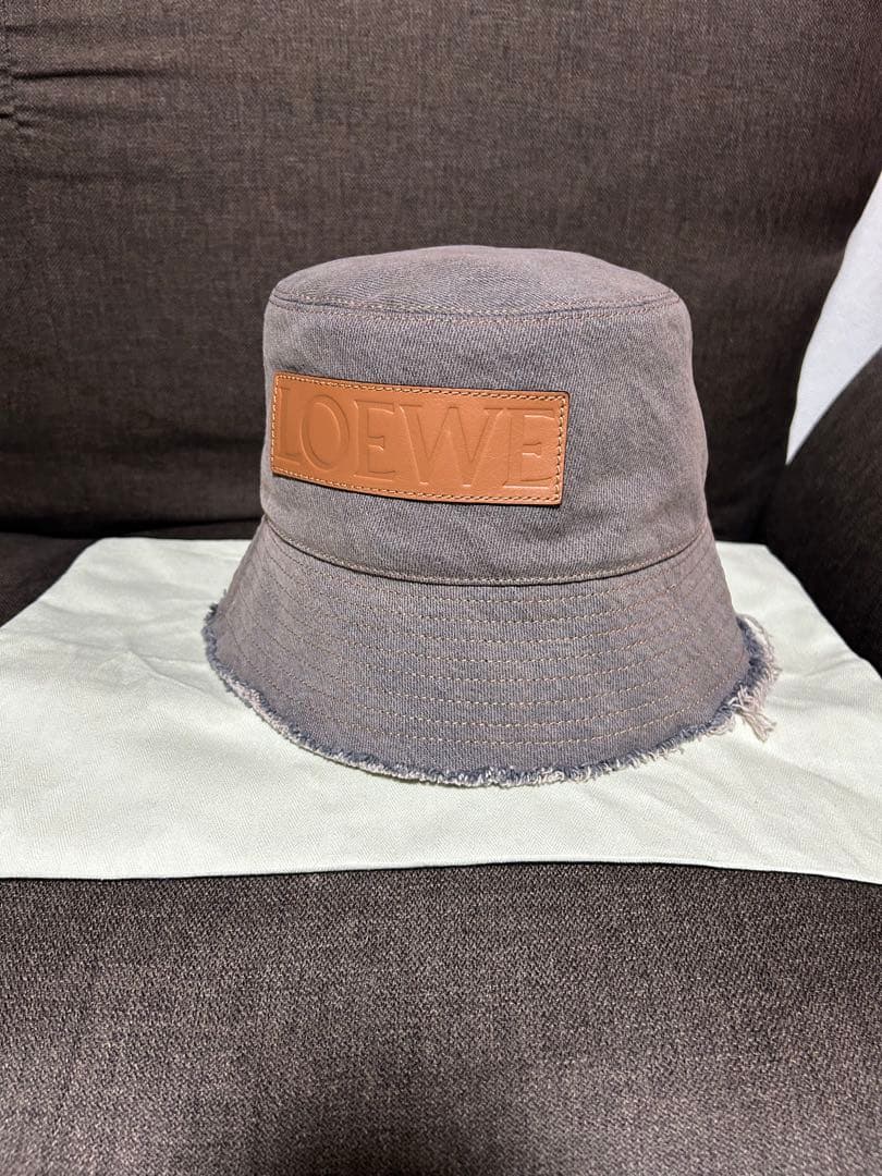 新品未使用『LOEWE』デニムハット　グレー