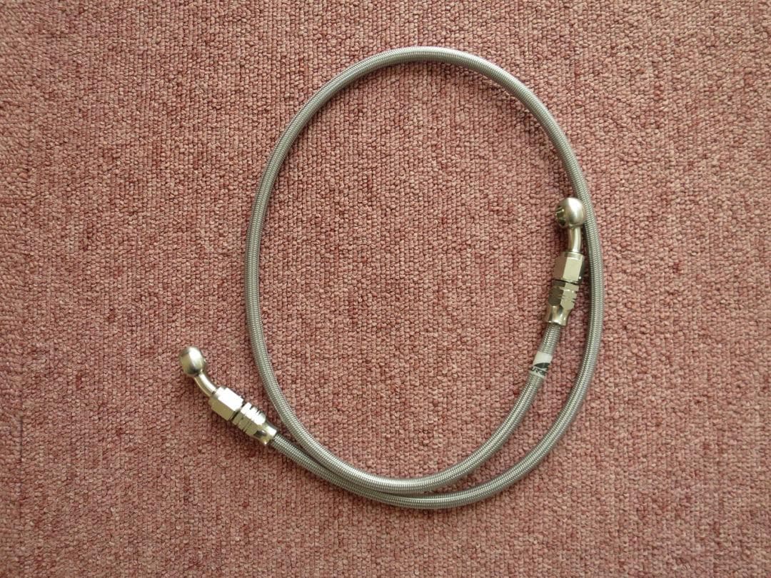 B*J様 ハリケーン　汎用ステンメッシュブレーキホース　90/95cm 2本セッ