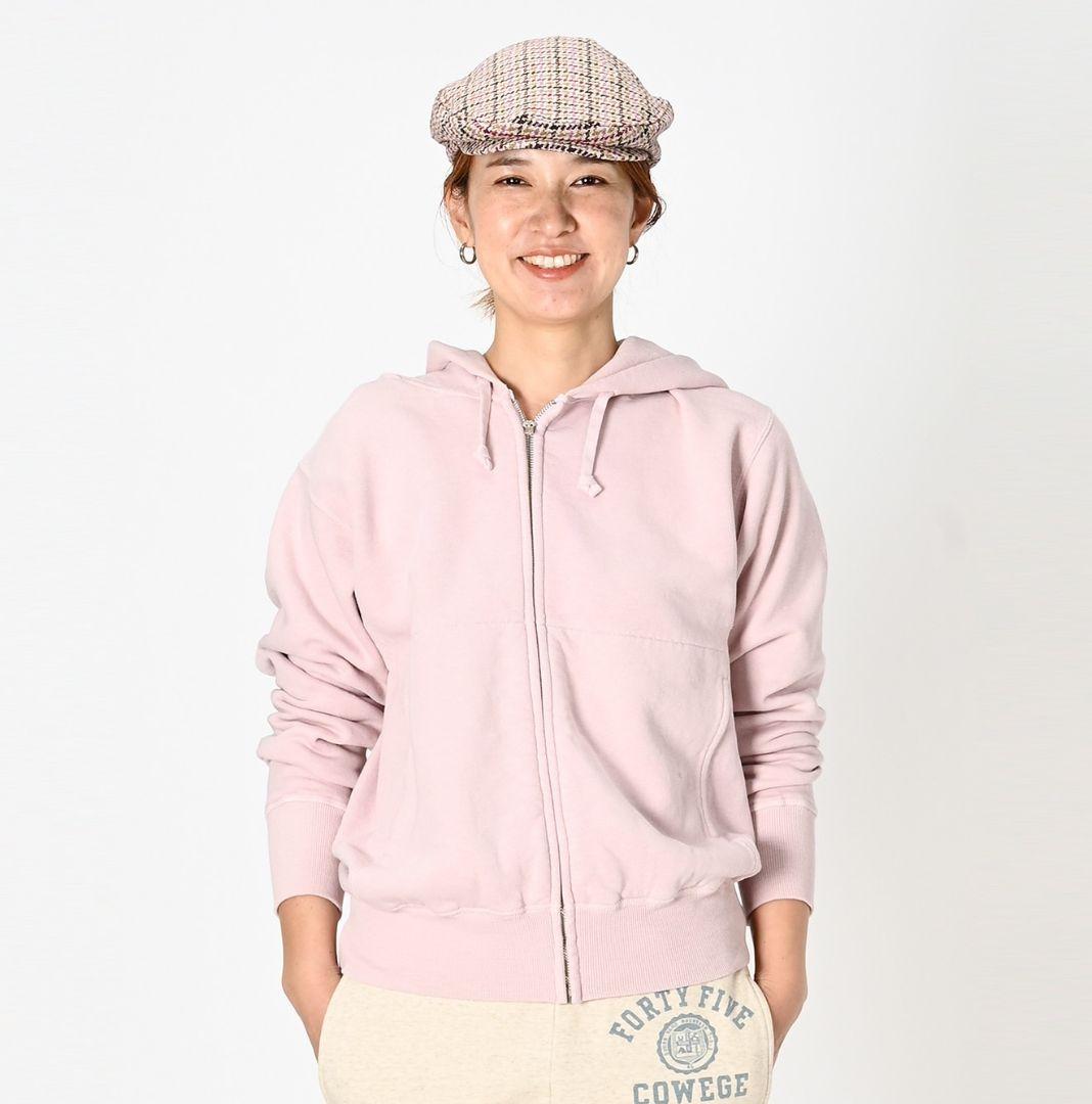 45R☆裏毛の908ジップフーディ/ブラウン♪