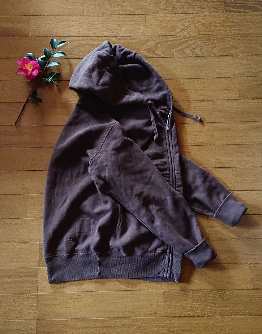 45R☆裏毛の908ジップフーディ/ブラウン♪