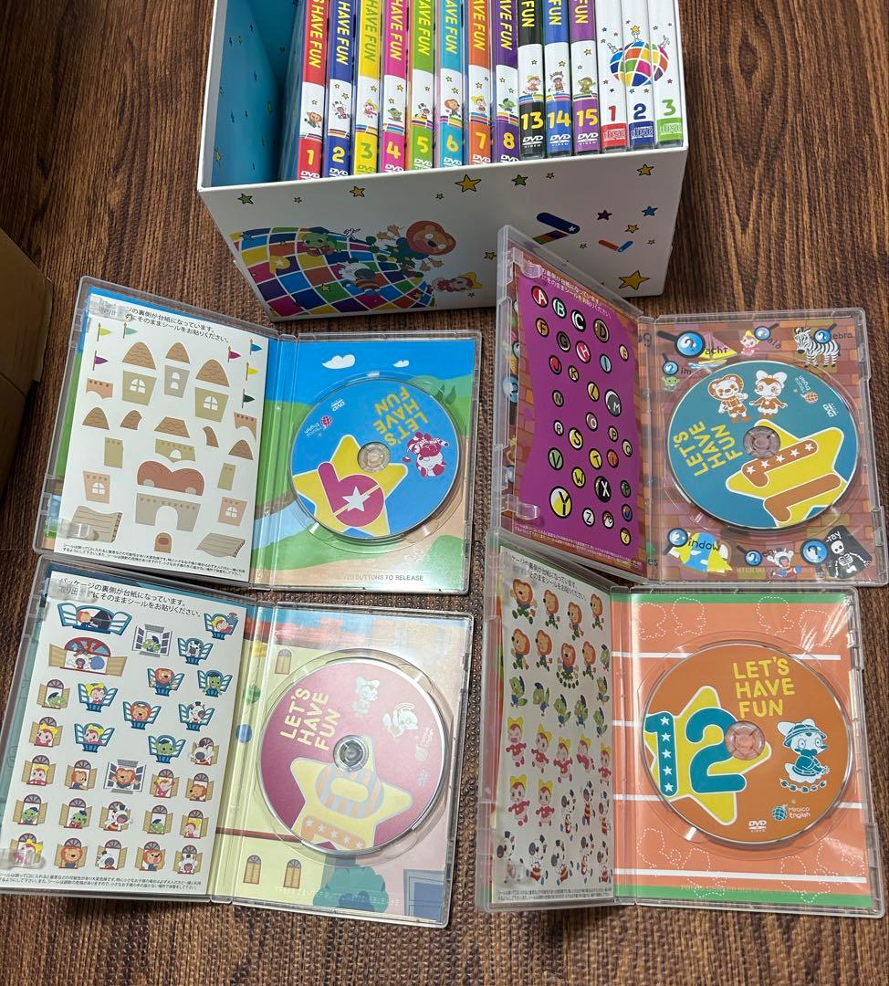 【美品・完品】Miraico English DVD ボックス