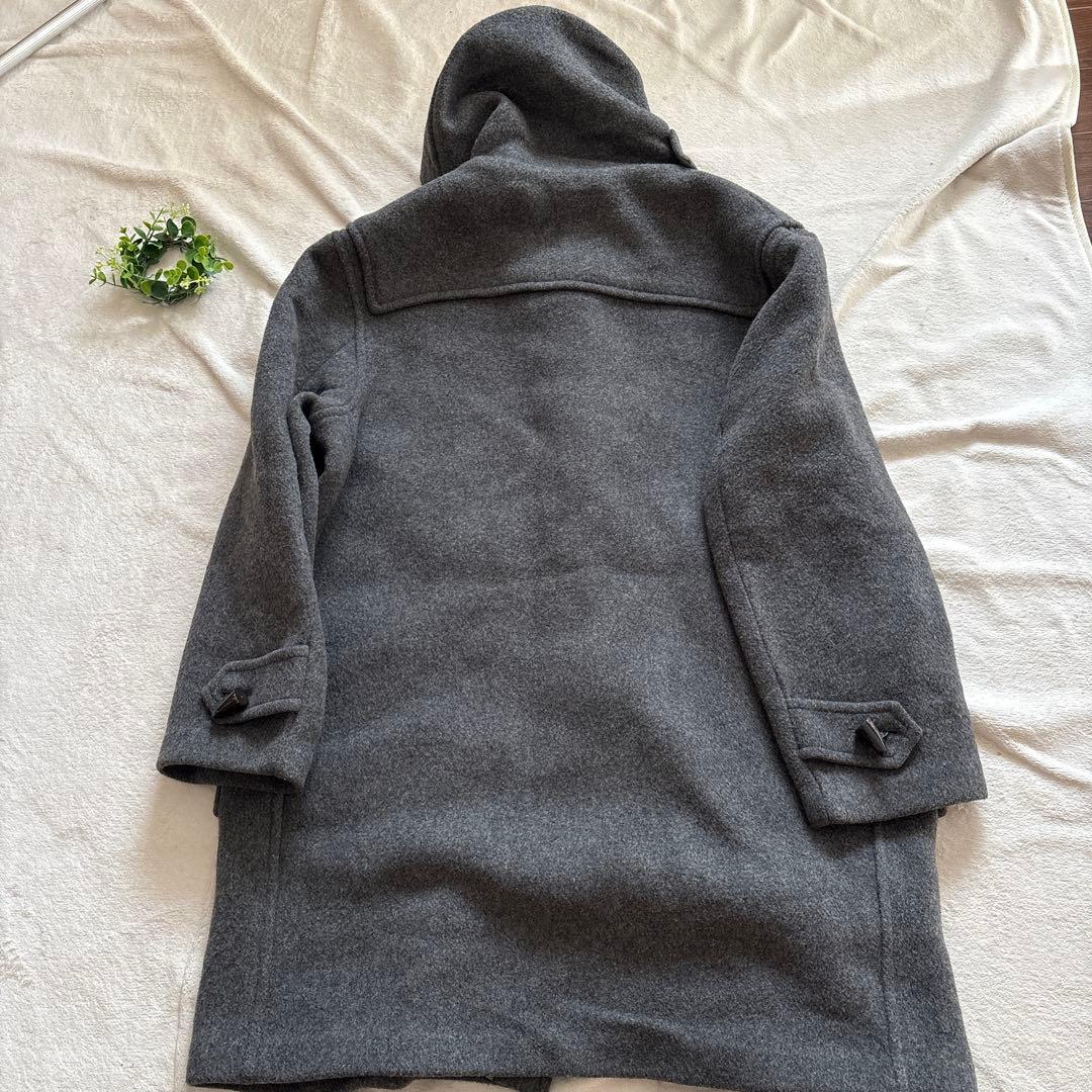 美品✨バーバリー ダッフルコート ノバチェック ウール100% グレー