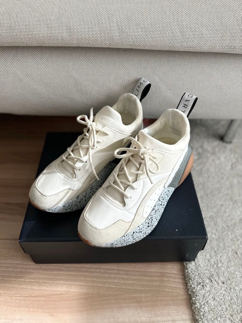 Stella McCartney エクリプス スニーカー アイボリー