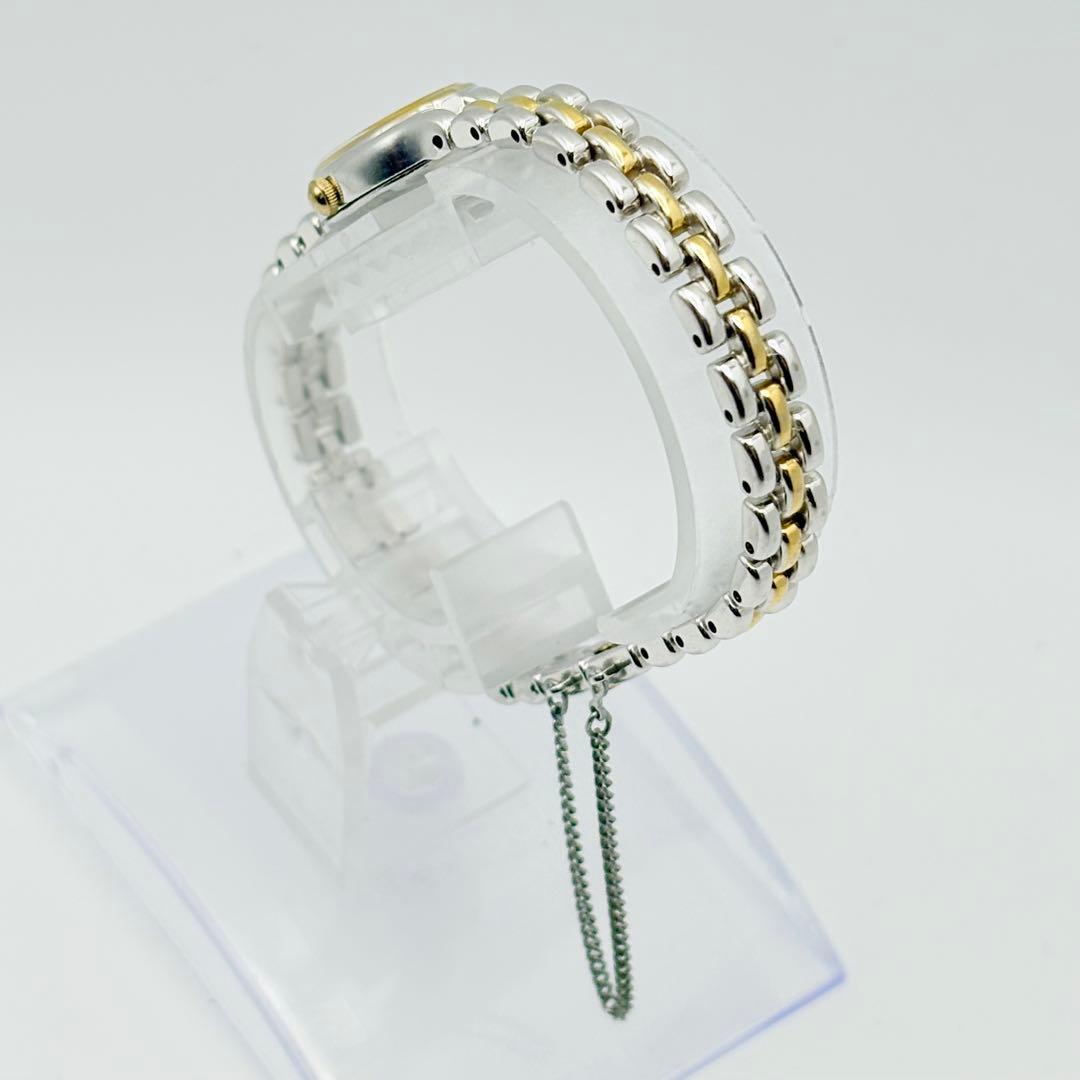 美品 新品電池 SEIKO セイコー 腕時計 コンビカラー レディース オーバル