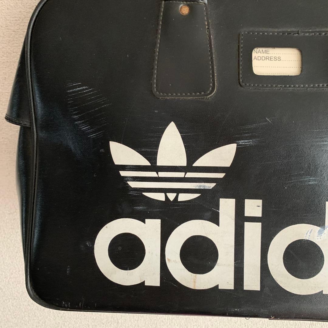 【激渋 vintage adidas ボストンバック ピーターブラック