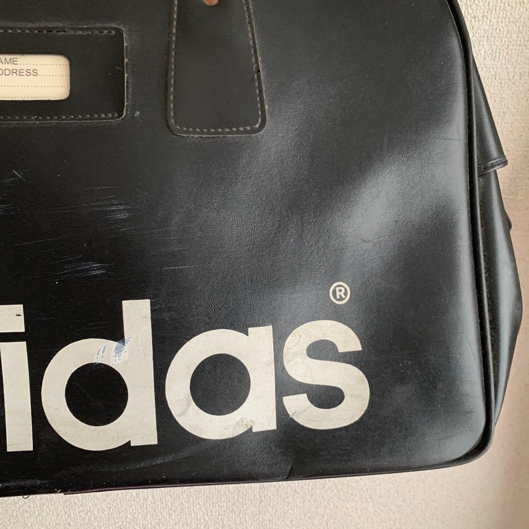 【激渋 vintage adidas ボストンバック ピーターブラック