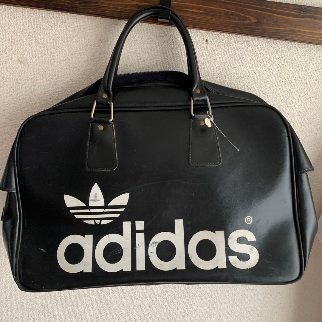 【激渋 vintage adidas ボストンバック ピーターブラック