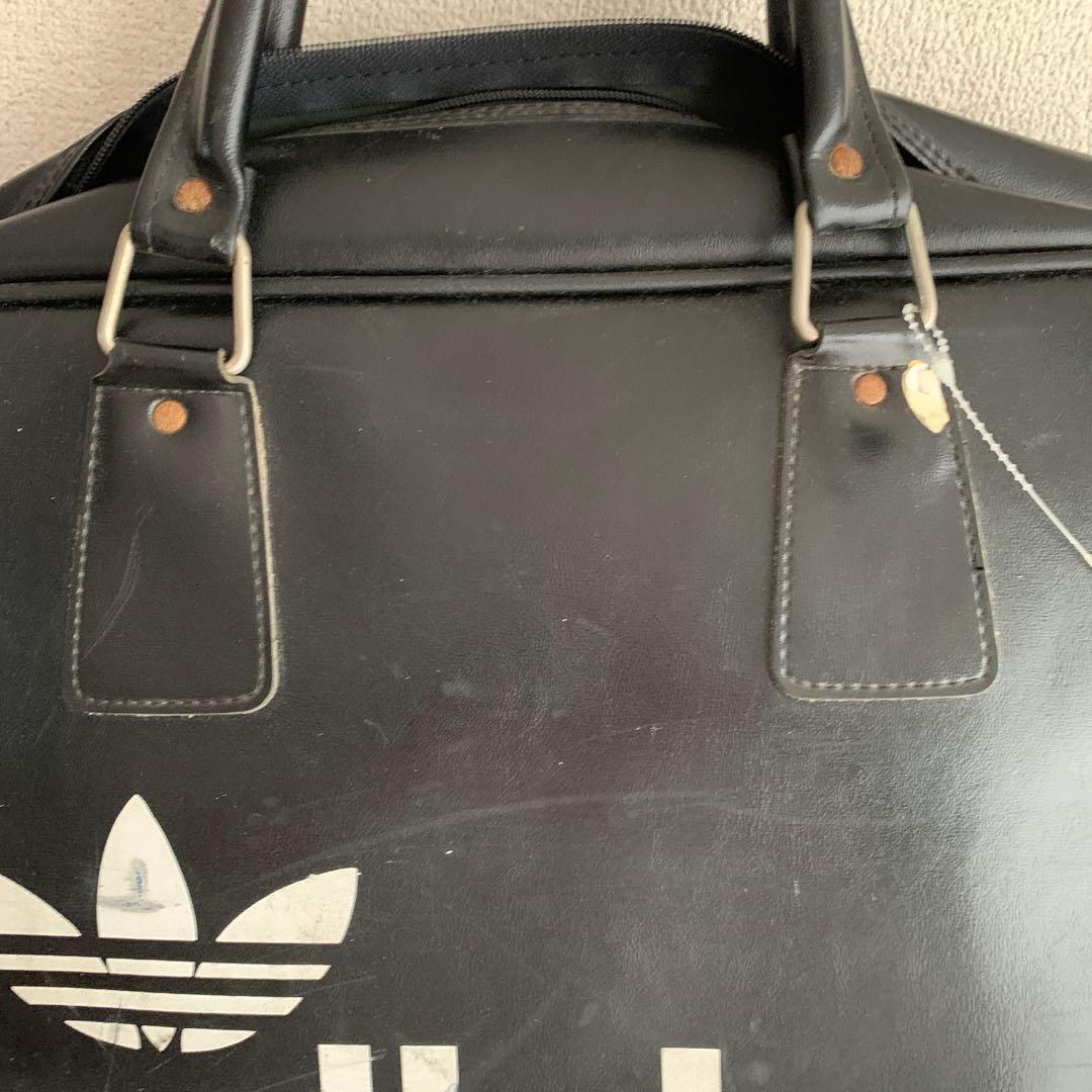 【激渋 vintage adidas ボストンバック ピーターブラック